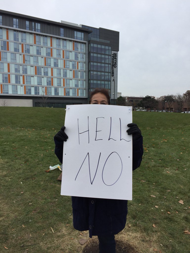 vidabarker's tweet photo. You’re on SAC!  @ebessner #StandWithFaculty #COLLEGESTRIKE https://t.co/tTKsxhown4