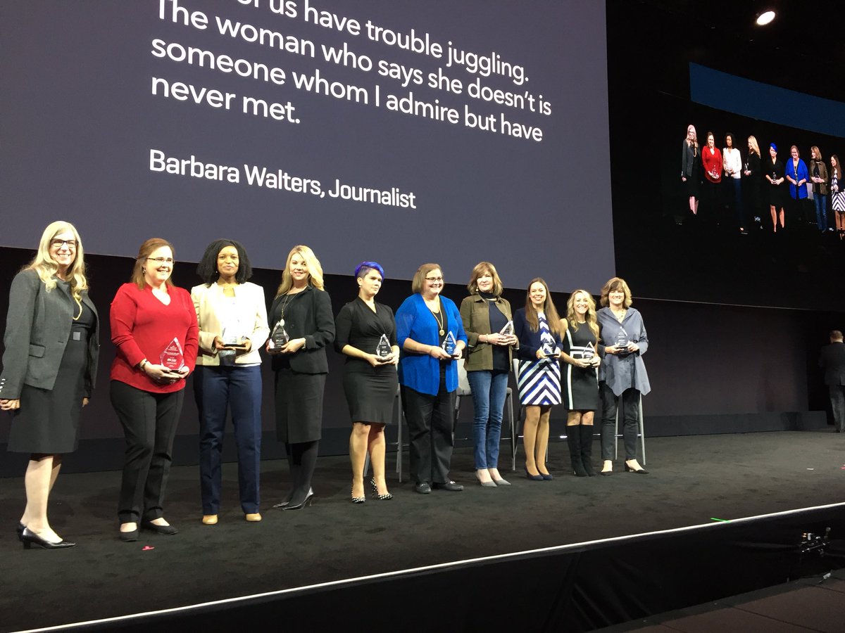 Congratulations to these amazing women in accounting <a href="/dawnbrolin/">Dawn Brolin CPA CFE</a> <a href="/MichelleLongCPA/">Michelle Long, CPA</a> <a href="/atgrissom/">FadedBow</a> <a href="/evenanerd/">Geni Whitehouse</a> <a href="/StacyKildal/">Stacy Kildal</a> <a href="/gperrycpa/">Gail Perry CPA</a> #QBCONNECT <a href="/ReceiptBank/">RB</a>