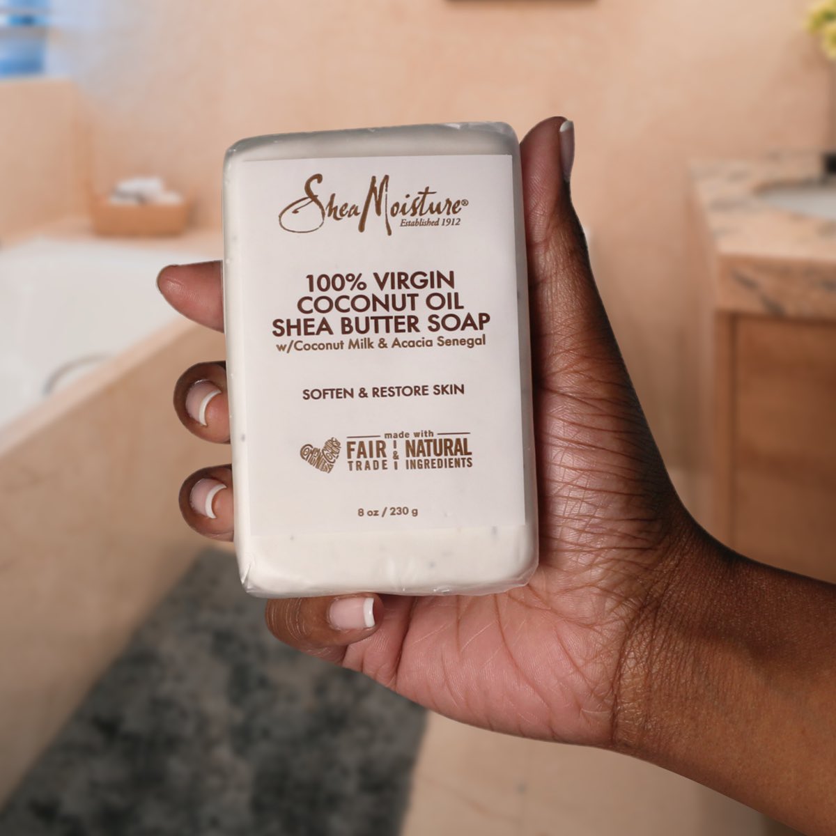 shea moisture 100 virgin coconut oil shea butter soap
