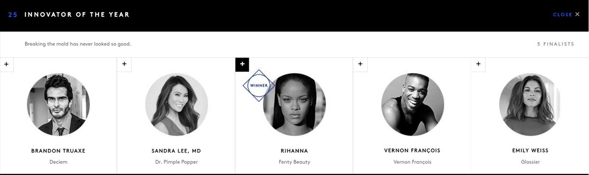 PopCrave's tweet photo. Fenty Beauty won 3 awards at the 2017 Beauty Innovator Awards. https://t.co/s8Fo7odx3l