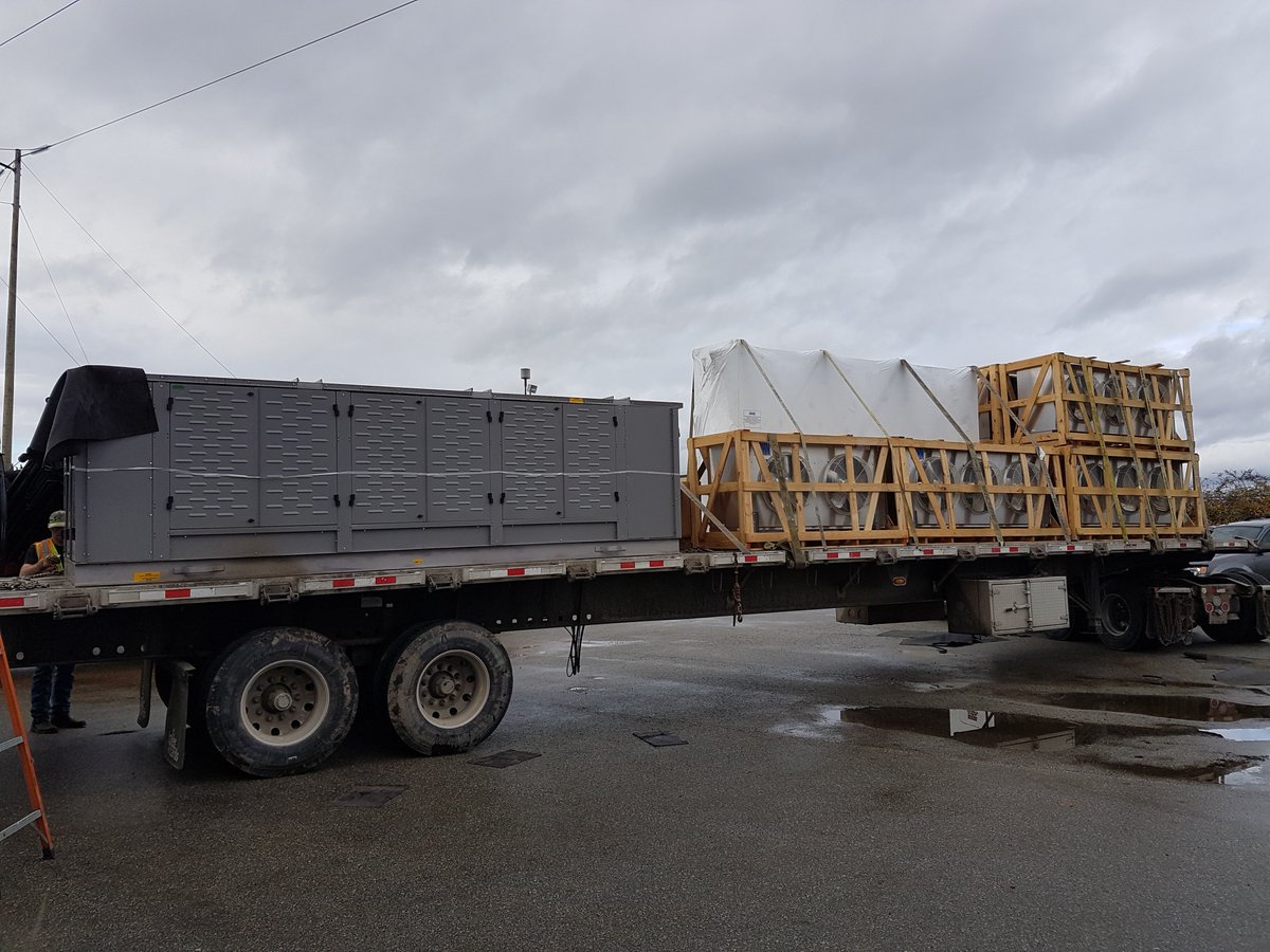 ADNRefrig's tweet image. Today's shipment; Kysor/Warren OHW Rack Unit, condenser and coils