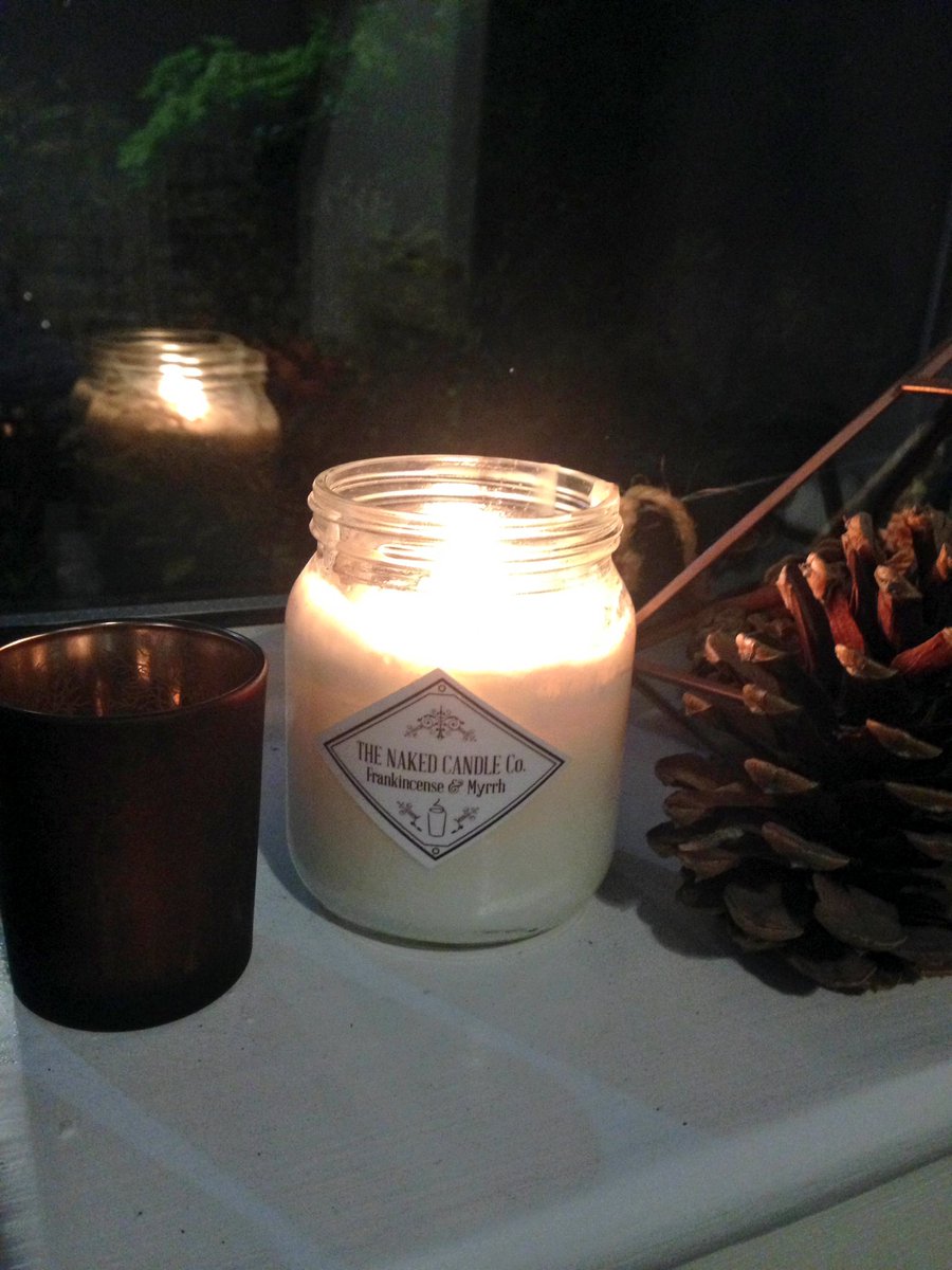 Found my <a href="/nakedcandleco/">TheNakedCandleCo</a> frankincense and myrrh candle I got last year <a href="/makersmarketmcr/">The Makers Market</a> - smells like Christmas! In the mood for crafting!