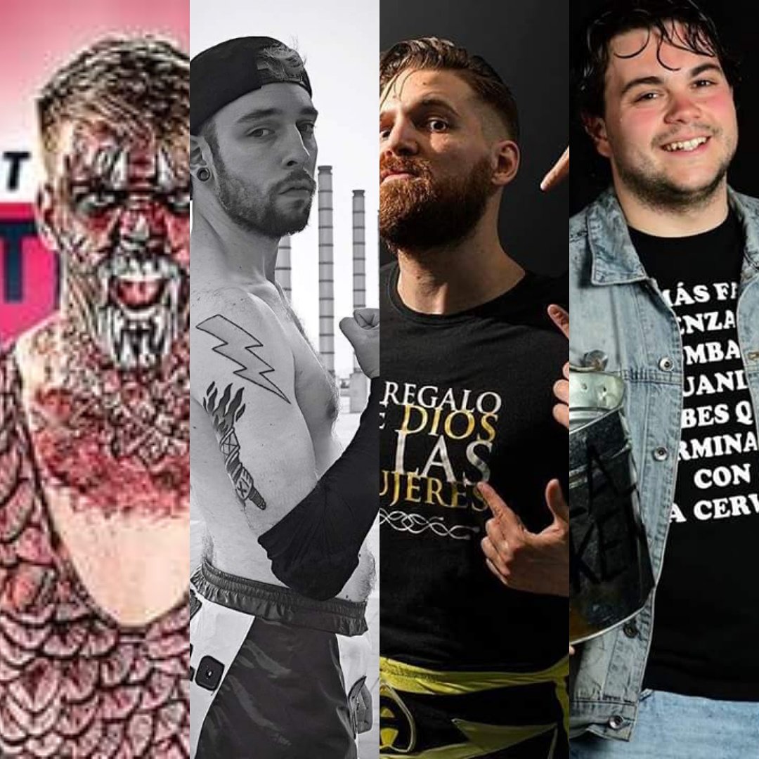 BCN_C_WRESTLING's tweet photo. CUATRO WRESTLERS EN EL RING, Y SÓLO PUEDE QUEDAR UNO
Danny Jones (UK) vs Ricky Barceló - RIOT Wrestling vs JB (RIOT) vs Ruky (TRIPLE W)

Lo mejor del wrestling nacional contra una estrella en alza de la lucha independiente.
Domingo 26 de noviembre en Espai Jove la Fontana. https://t.co/ZXvVQdVbMb