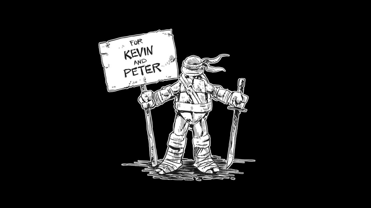 Anyone else spot this sweet shout out to Kevin Eastman &amp; Peter Laird? The original creators of TMNT!