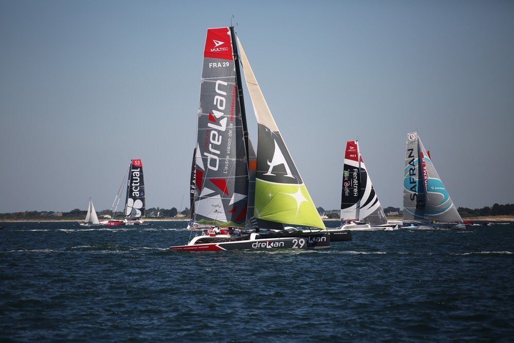 Depart demain Acores <a href="/EDefert/">Eric Defert</a>. Un seul objectif: retrouver multi50. Budget boatrescue en cours. Now or never: drekan.com/sauvetagemulti…