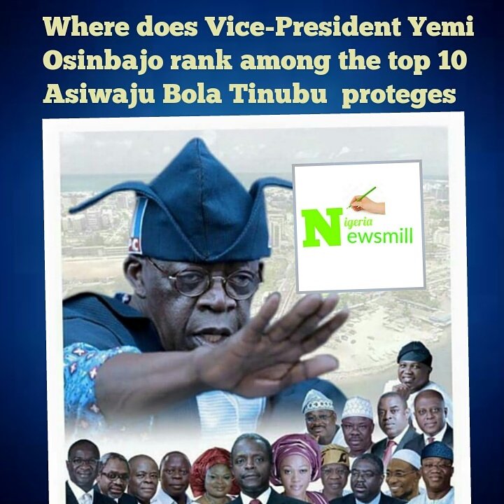 niyeric9518's tweet photo. From nigerianewsmill:
Where does Vice-President Osinbajo rank among the top 10 Tinubu  proteges
#tinubu @femigbaja https://t.co/gedISbokii