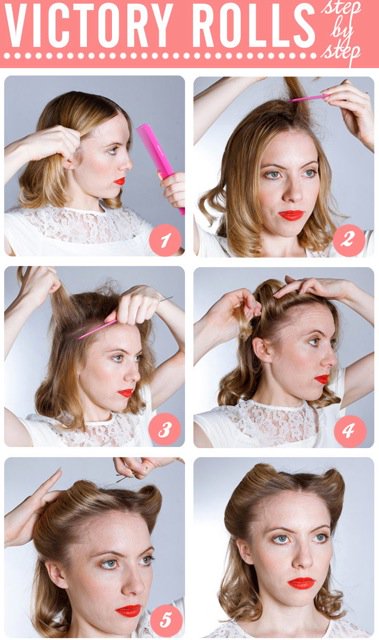 1940s Makeup and hair look
