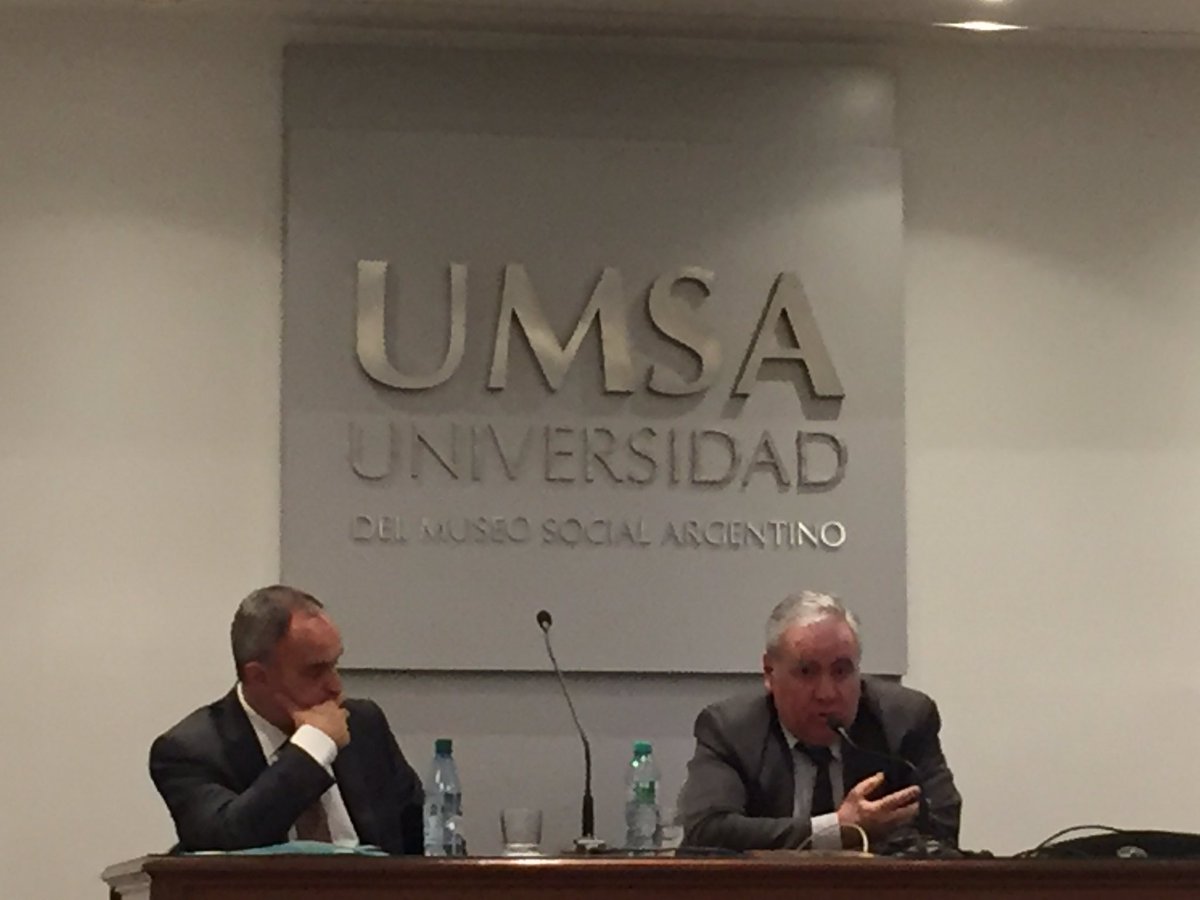 El Dr. Pedro Taddei, Jefe de Gabinete de Asesores de la Superintendencia de Riesgos del Trabajo, realiza un panorama actual del sistema, con miras a una mejor prevención <a href="/UMSA_Oficial/">UMSA</a>