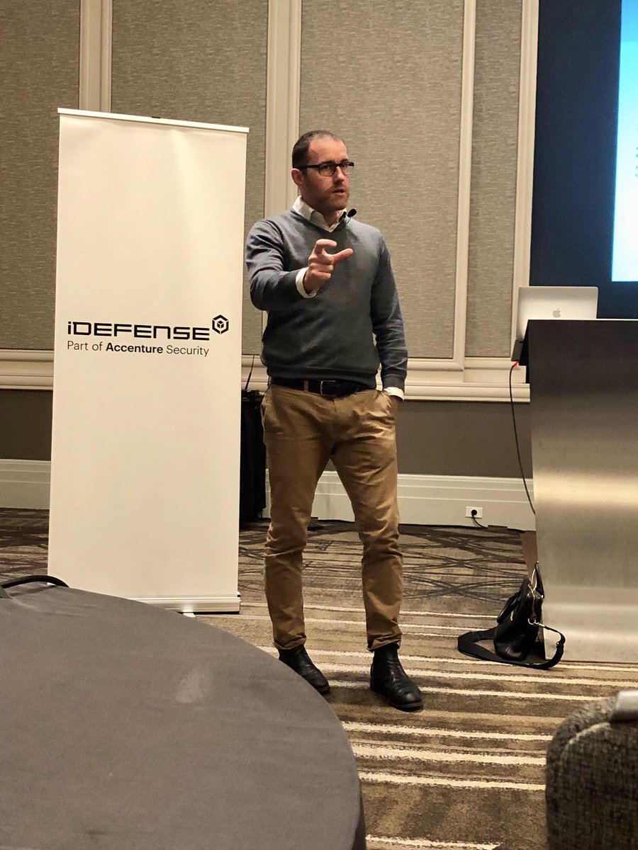 michael_yip's tweet photo. Excited to have @RidT as our keynote speaker @idefense Trusted Partners Security Summit @AccentureSecure #iDefense #threatintel #DFIR #osint #infosec https://t.co/HyJFvxCVOW