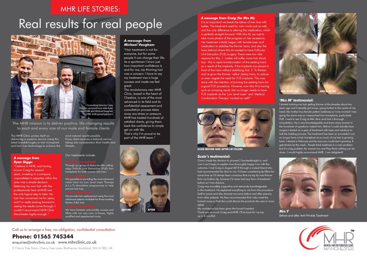 MHRClinicUK's tweet photo. MHR Clinic has a double page spread in this month's issue of Yorkshire Living Harrogate - out today in carefully selected outlets.
#yorkshireliving #harrogate #YLH #yorkshire #hairlosssolutions #hairrestoration #giggslegend #michaelvaughan #antiwrinkle #hairloss #hairlosshelp https://t.co/HIWWjaD91C