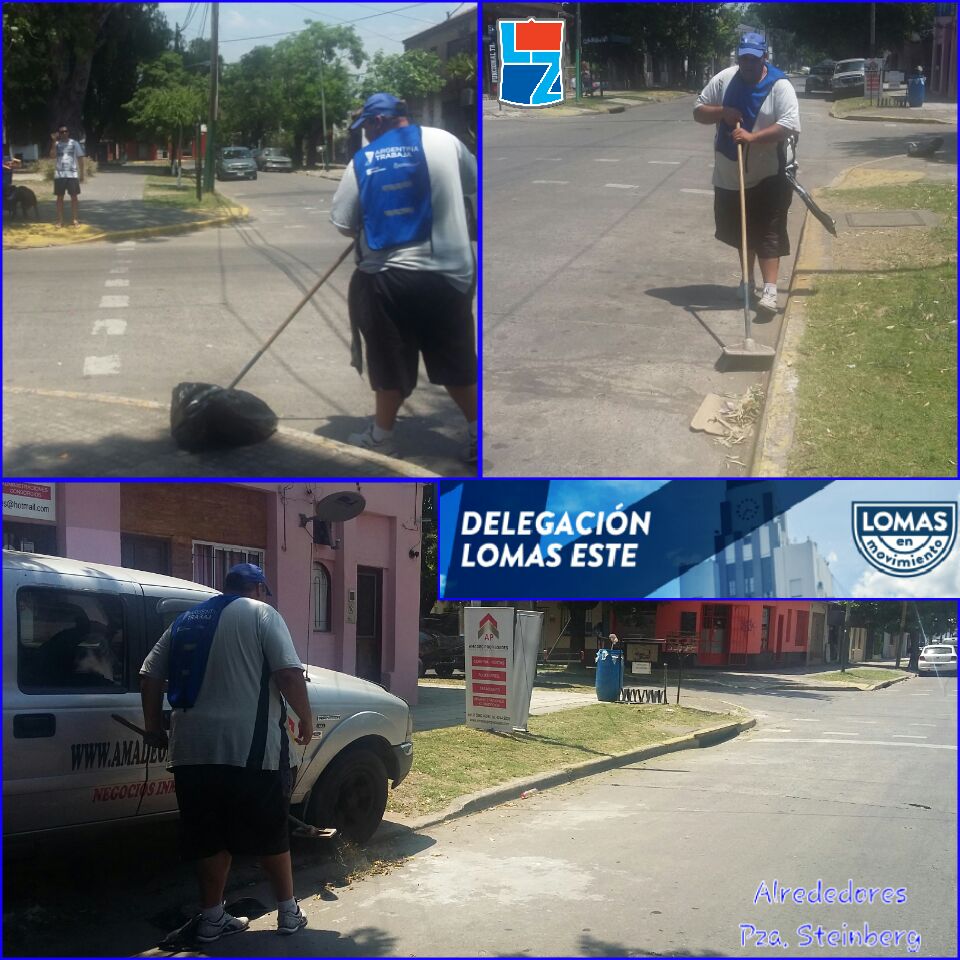 gastonlassalle's tweet photo. #LomasDeZamora Tareas de Barrido, Limpieza y Mantenimiento de #EspaciosVerdes #LomasEste #LomasEnMovimiento #SecretaríaDescentralizada @MunicipioLdeZ @minsaurralde @JuanStigliano https://t.co/duVJYSe91v
