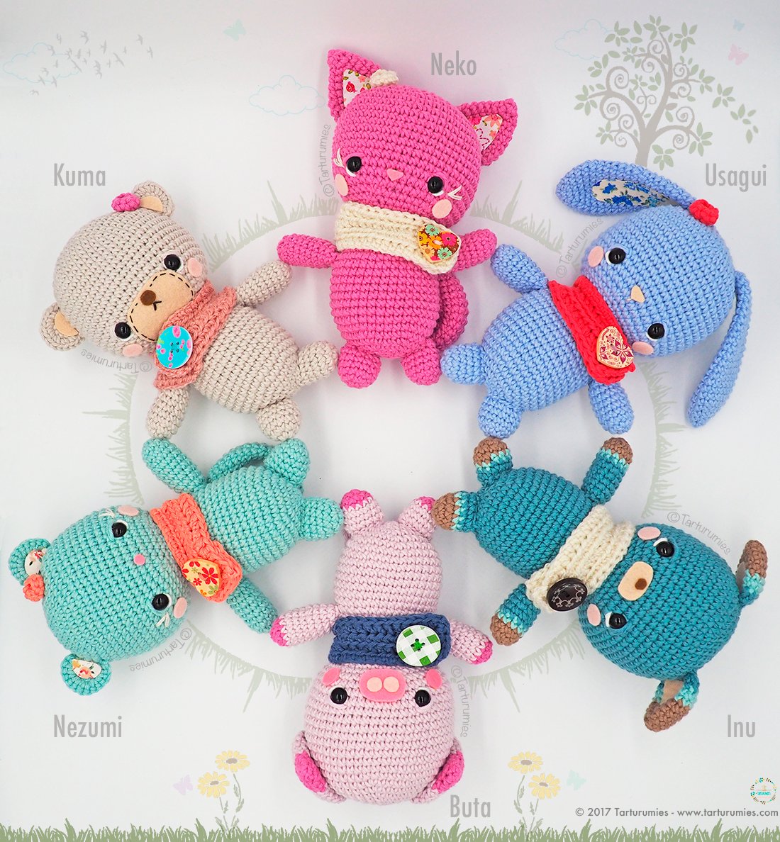 Tarturumies's tweet photo. Nuevos integrantes en la familia Tarturumies! Patrón Español aquí https://t.co/56Otho3tgq  - New members in the Tarturumies Family! English Pattern here https://t.co/NY3qT55MIH #Amigurumi #amigurumidolls https://t.co/hzonv9t2xL