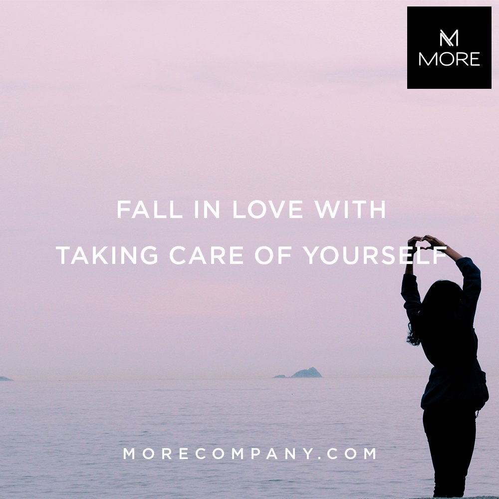 MoreCompany's tweet photo. For this #wellnesswednesday we’re celebrating you! Remember taking care of yourself is not selfish. It’s essential. It’s vital to being your best self. 💗 https://t.co/Ik0p7jGj8N