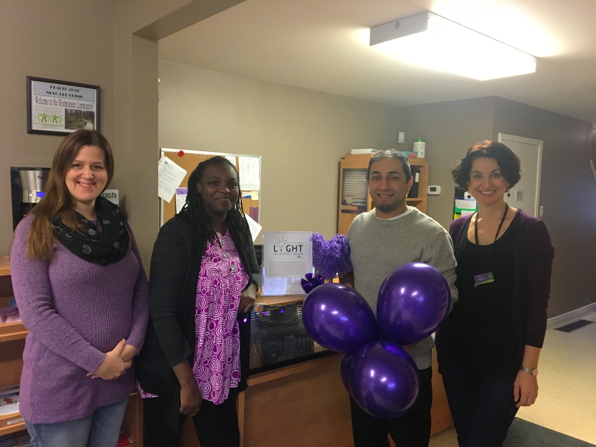 HealthZoneNPLC's tweet photo. #wearpurpleday in support of #shinethelight on #womanabuse
#ldnont #healthzonenplc https://t.co/9imKyE0WQV