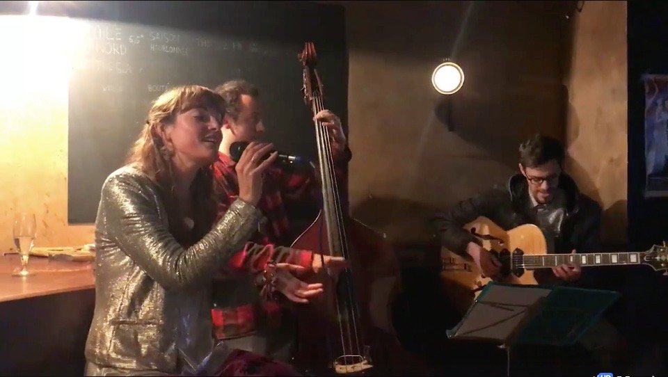 Playing at <a href="/FestinNu/">LeFestinNu</a> in Paris #jazz #duet #vocalist #improvisation #soouatte
