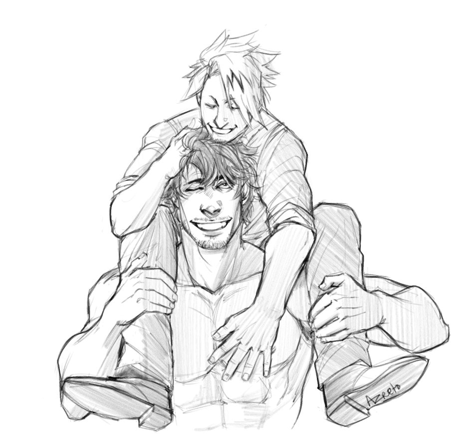Azreto's tweet photo. a bit of that kaminari and deku interaction in the #tagteamAU https://t.co/kTlK9VjlvX