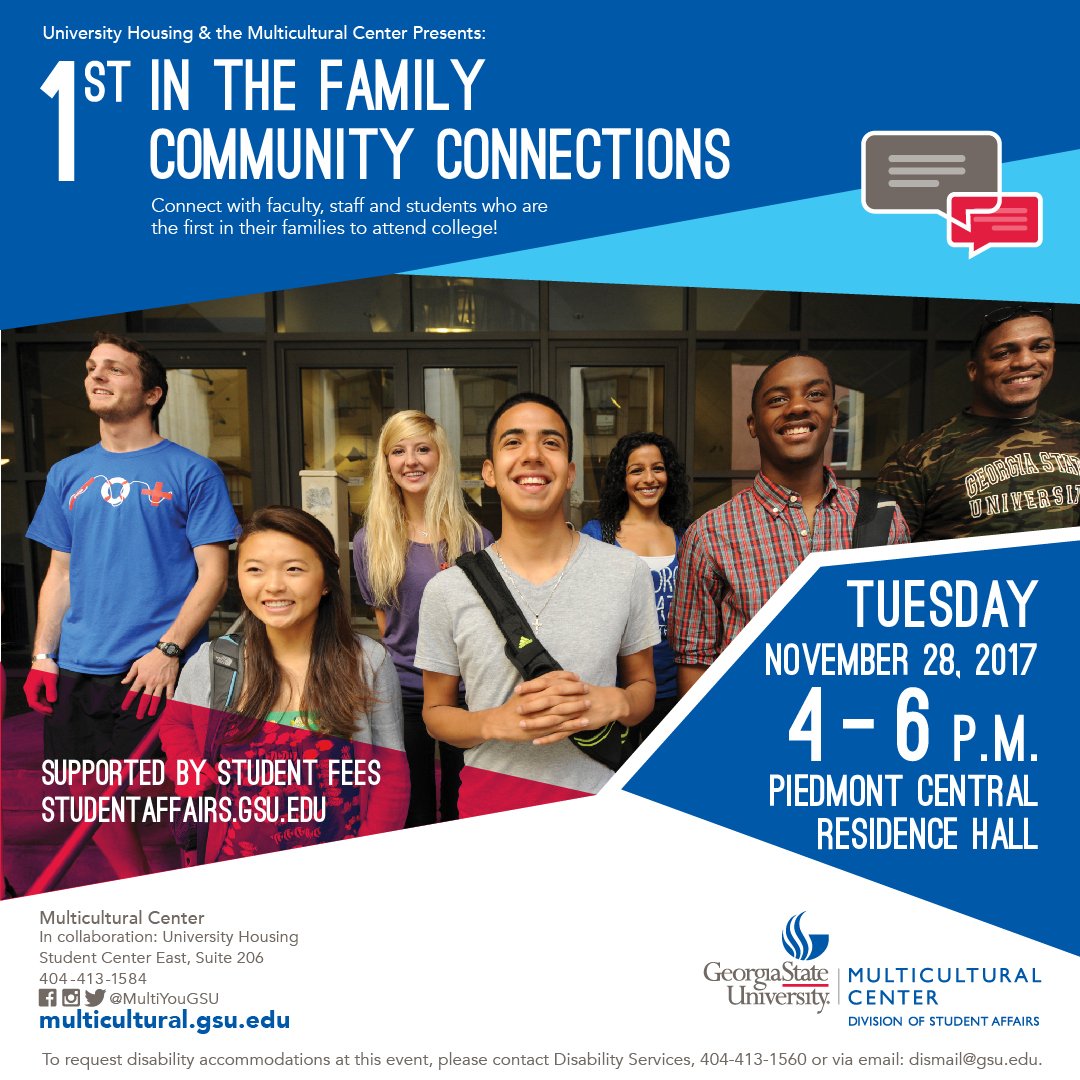 GSU Housing on Twitter "1st in Family Community Connections 