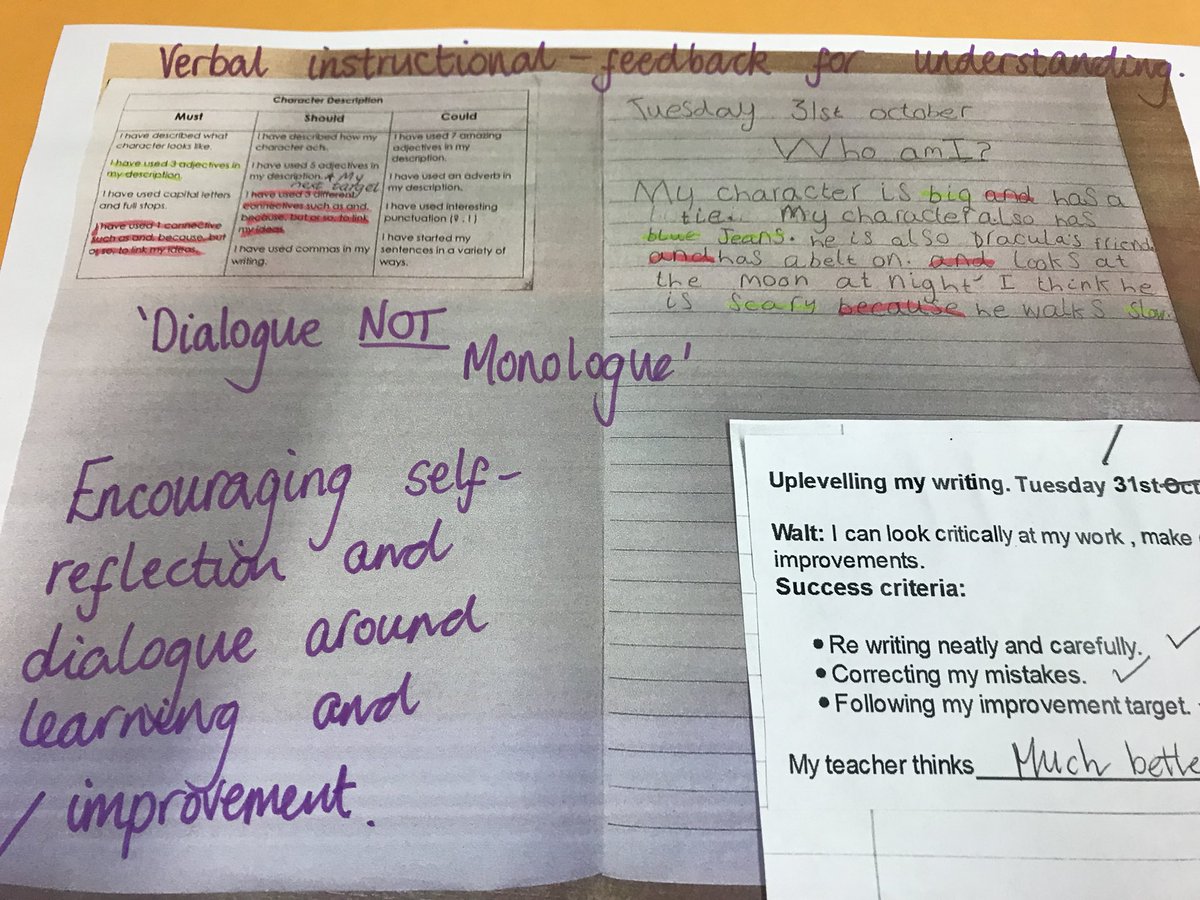 conboy294's tweet photo. Cluster Visible Learning. How do you give effective feedback? #greatschoolsgreatcluster @BirkhillPrimary @sphilp2 @seaview_ps @PrimaryGrange @LiffPS @AuchterhousePS @MurroesP @mattocks_ps https://t.co/K1saToRfzI