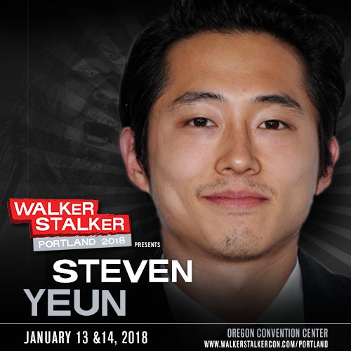 GUEST ANNOUNCEMENT – Steven Yeun / <a href="/steveyeun/">឵🕊️</a> (Glenn, The Walking Dead) joins us for #FFPortland!