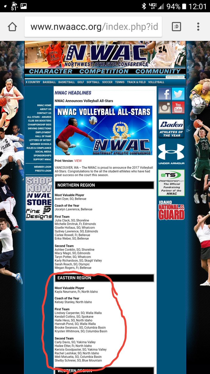 <a href="/NICVolleyball1/">NIC Volleyball</a> All-star votes are in.  Congratulations Coach Staney and the Cardinals.