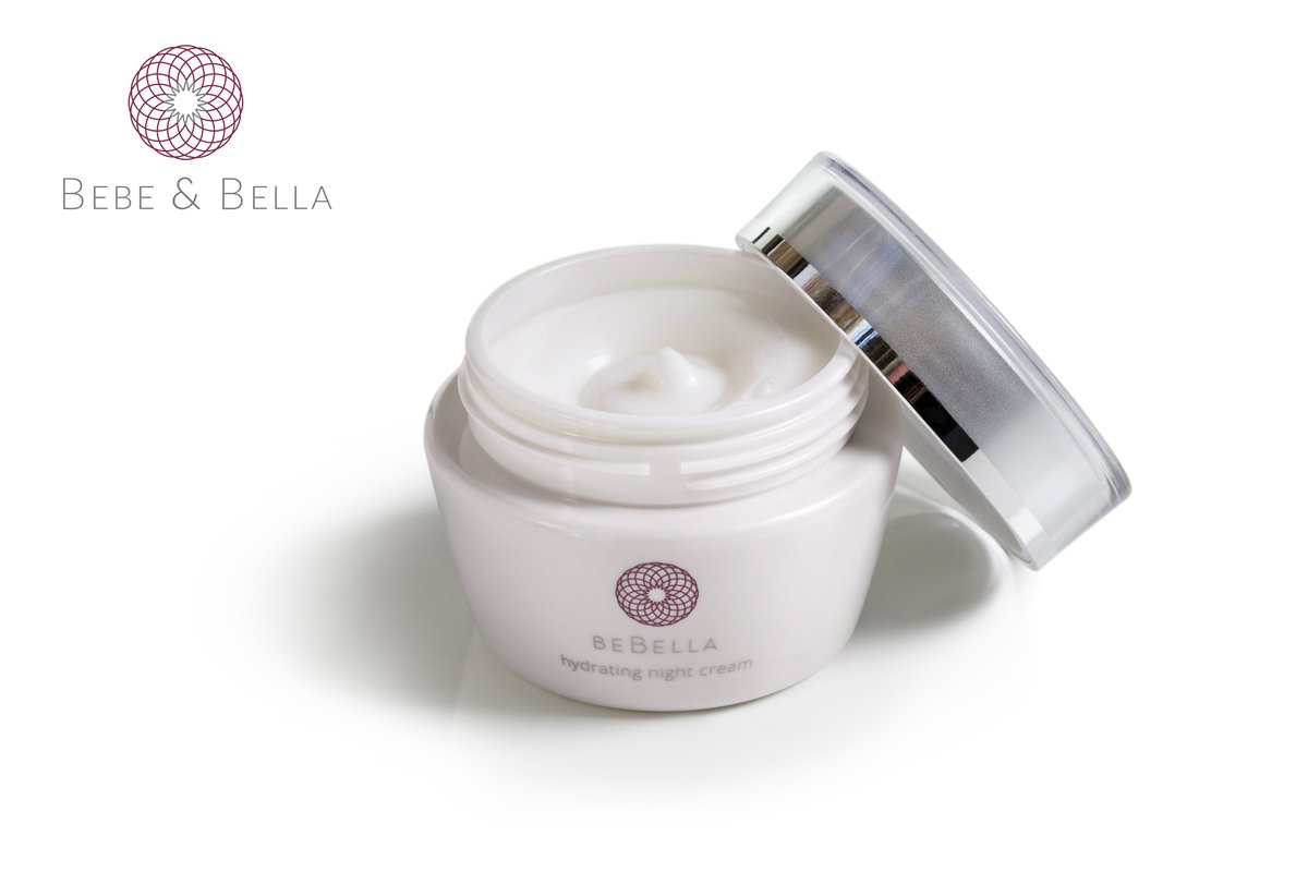BeBeAndBella's tweet photo. BeBella Probiotic Hydrating Night Cream immediately melts into your skin, leaving it quenched and hydrated. 

#bebebella #probiotics #organicskincare #healthyskin #luxurybeauty #luxurious #luxuryskincare #crueltyfreecosmetics #naturalskincare #exfoliation #flawlessskin #beauty https://t.co/mBVtqdWq8R