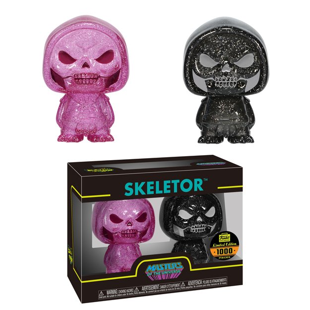RT &amp; follow <a href="/OriginalFunko/">Funko</a> for a chance to win the Funko Shop exclusive Pink &amp; Black Glitter Skeletor Hikari XS 2-pack!