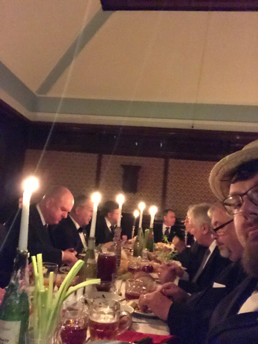 The brethren at rest!