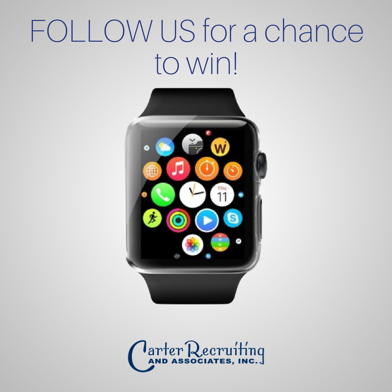 CarterRecruits's tweet photo. CONTEST TIME. We are giving away an Apple Watch, just in time for the Christmas season. Want a chance to win? Do these two things:

1) FOLLOW US - @carterrecruits
2) RETWEET this tweet

 The winner will be announced on December 12th. Best of luck! https://t.co/MUa3gXxYAu