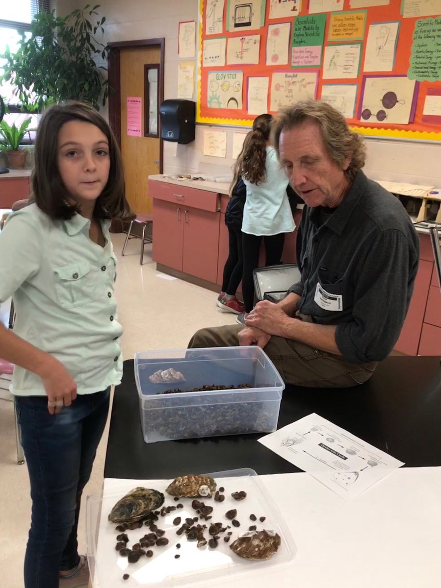 ScienceKMS's tweet image. The Sustainability club enjoyed meeting Rock, of the Harbor Commission.  He spoke about the Warren Oyster Project.
@Principal_Homen