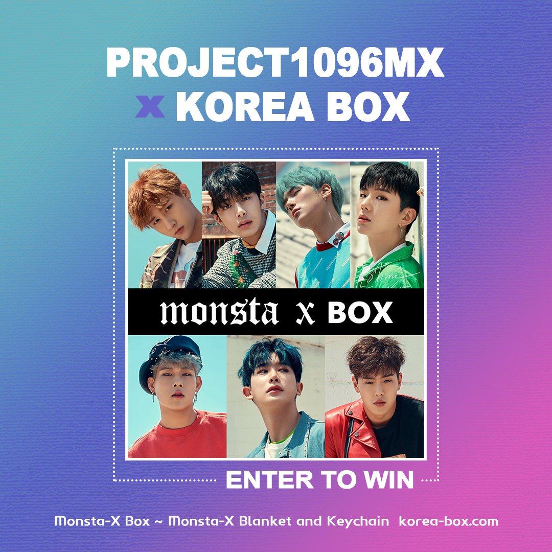 eumxmbb's tweet photo. Our 2nd international raffle for #Project1096 starts today!

Enter to win a Monsta X Merch Box sponsored by @koreabox_korea ! https://t.co/lD3khFeo4t
