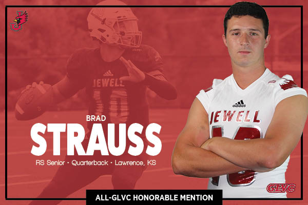 JewellCardinals's tweet photo. Congratulations @JewellFootball senior signal caller Brad Strauss on a first career All-GLVC selection! #DefendTheNest https://t.co/HypzrCCrHQ