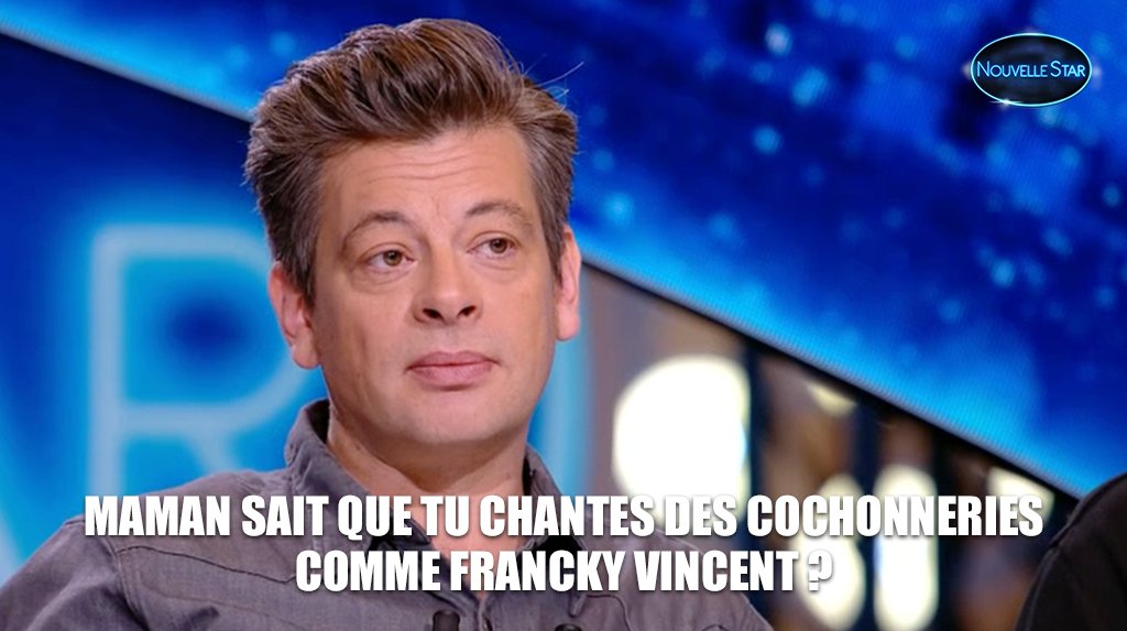 NouvelleStar's tweet photo. Chanter "Fruits de la passion" devant Benjamin Biolay ❌❌❌  
Très très mauvaise idée. #NouvelleStar https://t.co/VThqw2nYp2