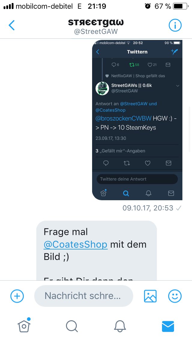 broszockenCWBW's tweet image. Jungs @CoatesShop und @StreetGAW scammen!!!

SCHON BITTER WENN MAN SCAMNEN MUSS UM AUFMERKSAMKEIT ZU BEKOMMEN!