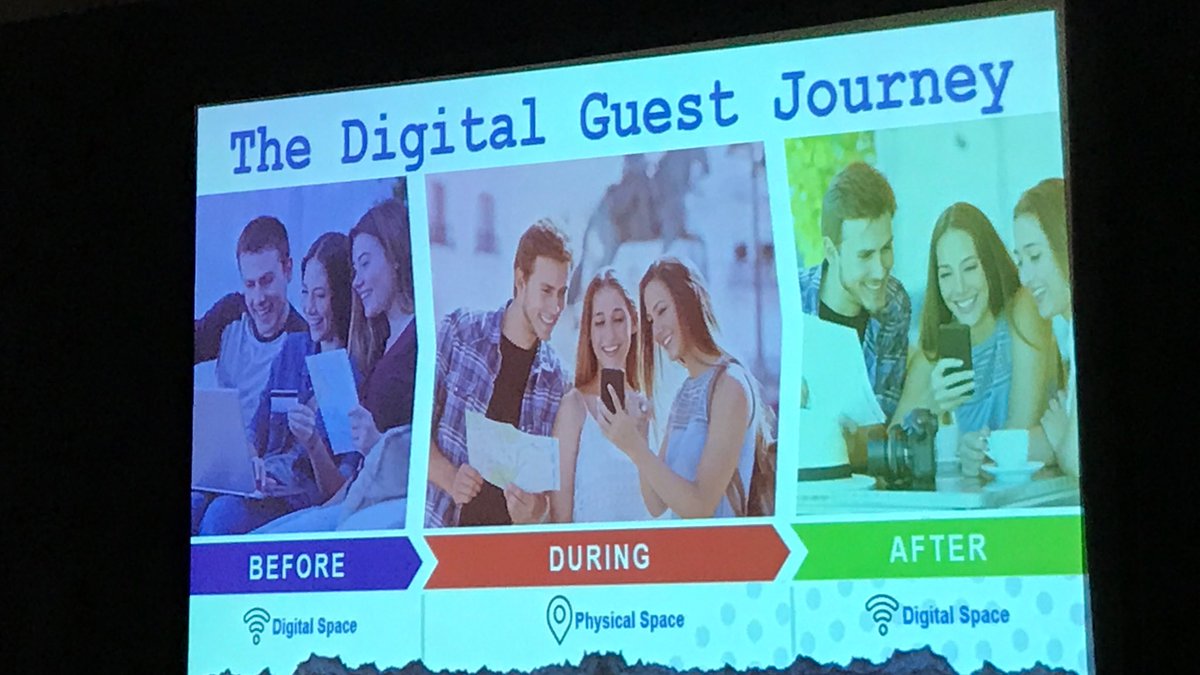 OnlineHyde's tweet photo. #IAE17 - Attended a great panel on digital guest journey and tech in theme parks with folks from Accesso, SeaWorld, and Gateway.  Parks are really looking to leverage tech to provide a better before, during and after experience. #IAE17Tech https://t.co/sSW6Wv2uYD