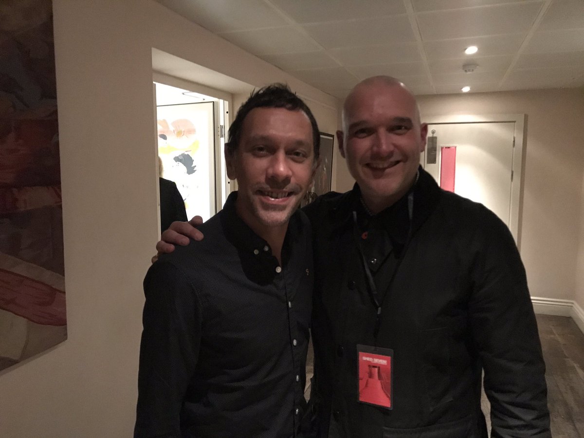 Me and Rick! Charming bloke #shedseven #rickwitter #pledgemusic #london