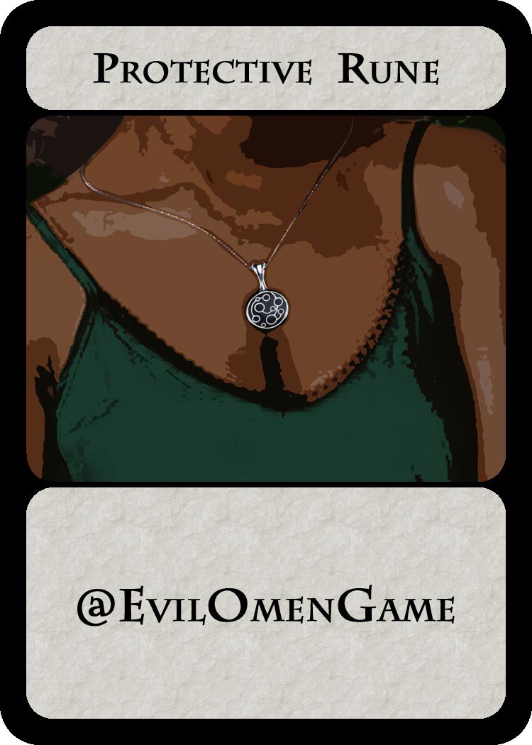 EvilOmenGame's tweet photo. Based on original character design by Kristin Liggan
#EvilOmen #Horror #Boardgame #game #necklace #pendant #rune #art #localartist #indevelopment #kickstarter #card https://t.co/3hrEKYwzH0