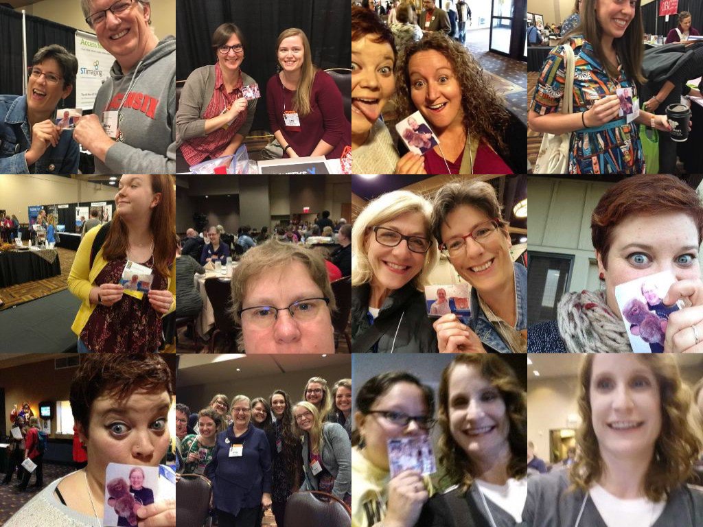 lochwouters's tweet photo. When you're the youth services section "game" at #wla17 conference. #mademelaugh #besties https://t.co/vbvP2Aqqti