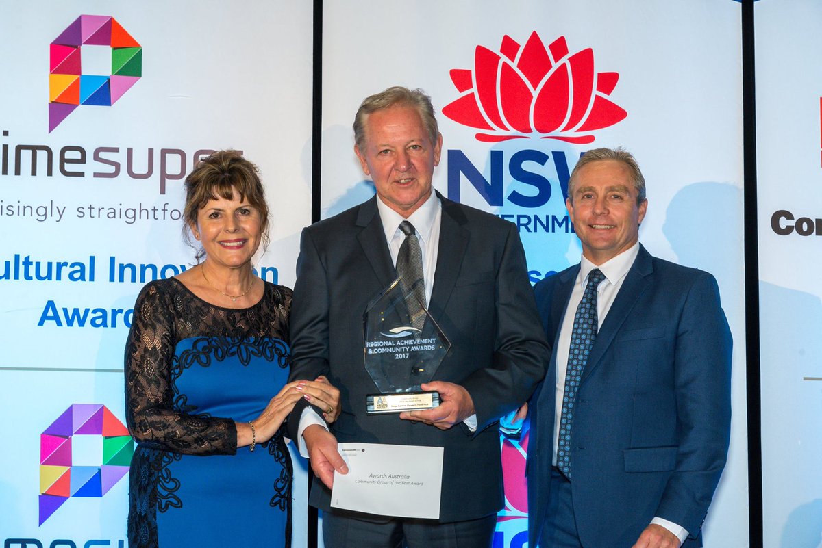 HopeCentreIFH's tweet photo. Last week we won Community of the Year Award for NSW &amp; ACT Regional Achievement and Community Awards! https://t.co/QHK0dnmf03