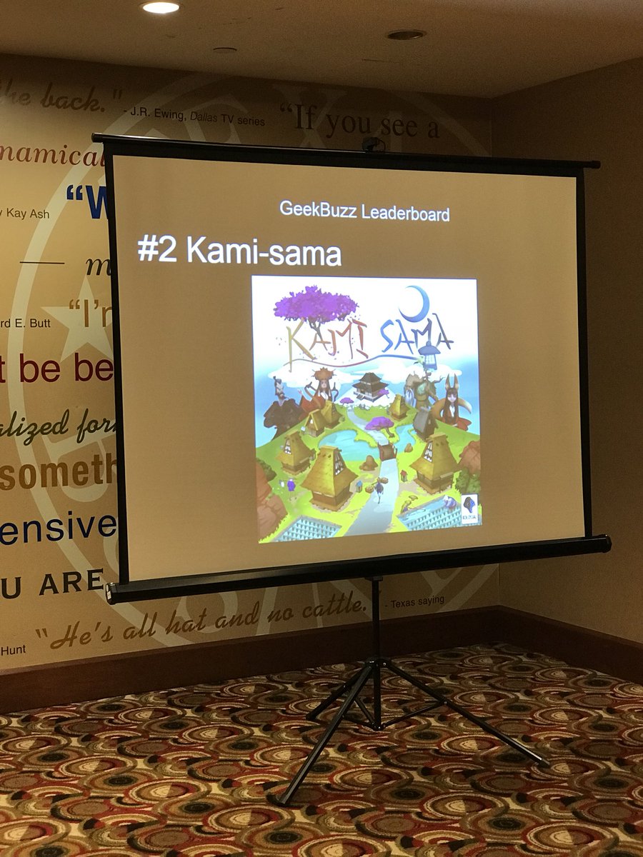 kolossalgames's tweet photo. This is certainly a great way to start off our #BGGCON. Top of the #geekbuzz on day one with both titles. #bggcon2017 https://t.co/Df4NISjge7
