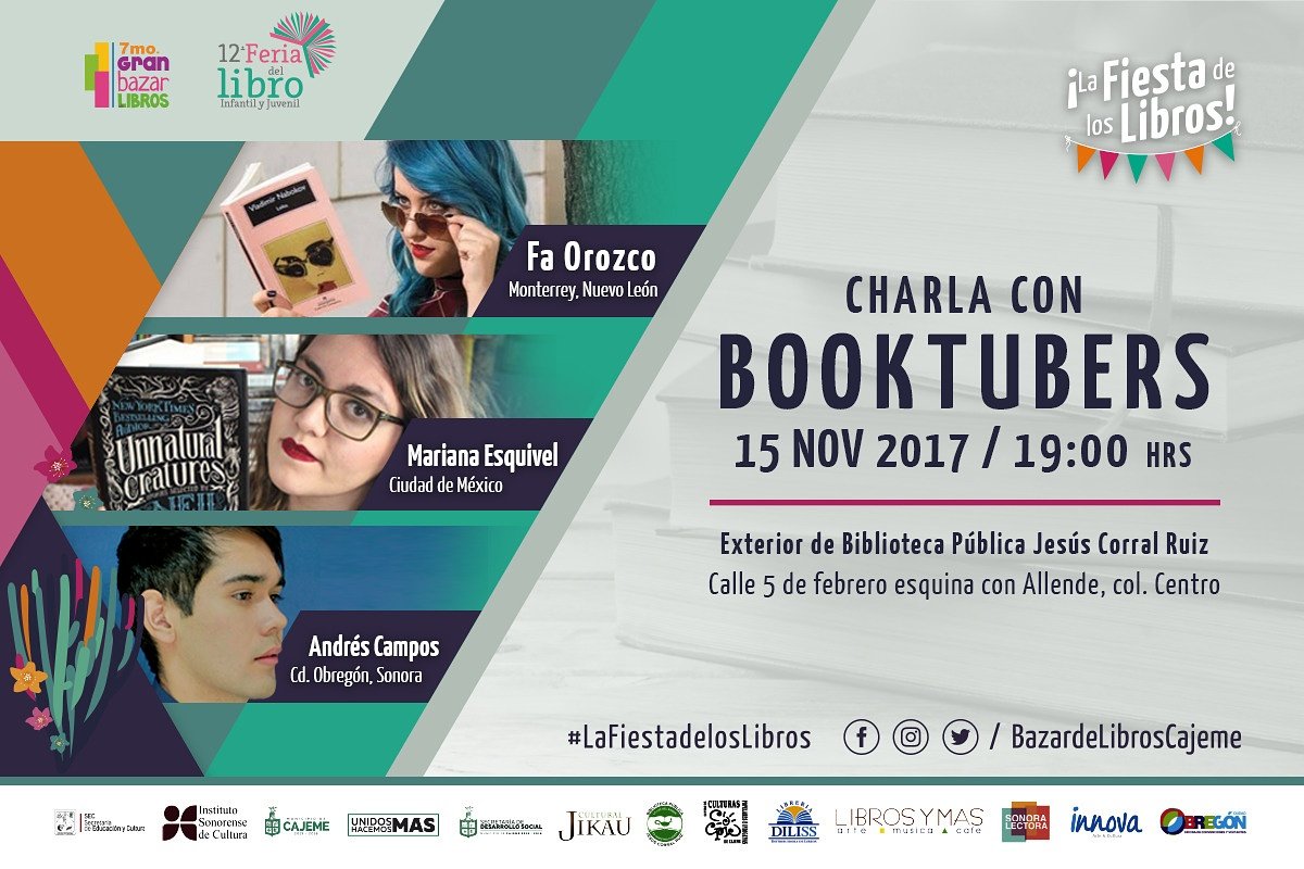 SonoraLectora's tweet photo. ¡Nos vemos en menos de una hora! ✨📚👀
@Marian890 https://t.co/PCbOk78YAk