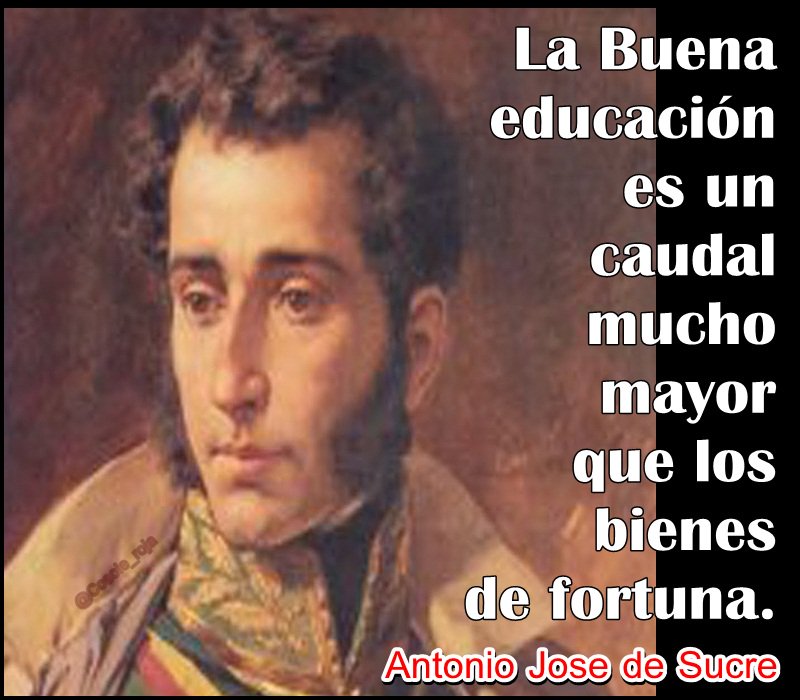Cosole_Roj's tweet image. Antonio Jose de Sucre Fue indoblegable en su actitud vigilante por la probidad. Castigaba sin vacilar, con rigor extremo, crímenes, vicios y corruptelas...! SIGAMOS VENCIENDO.
#UnidadChavistaInvencible
@NicolasMaduro @dcabellor @LaHojillaenTV