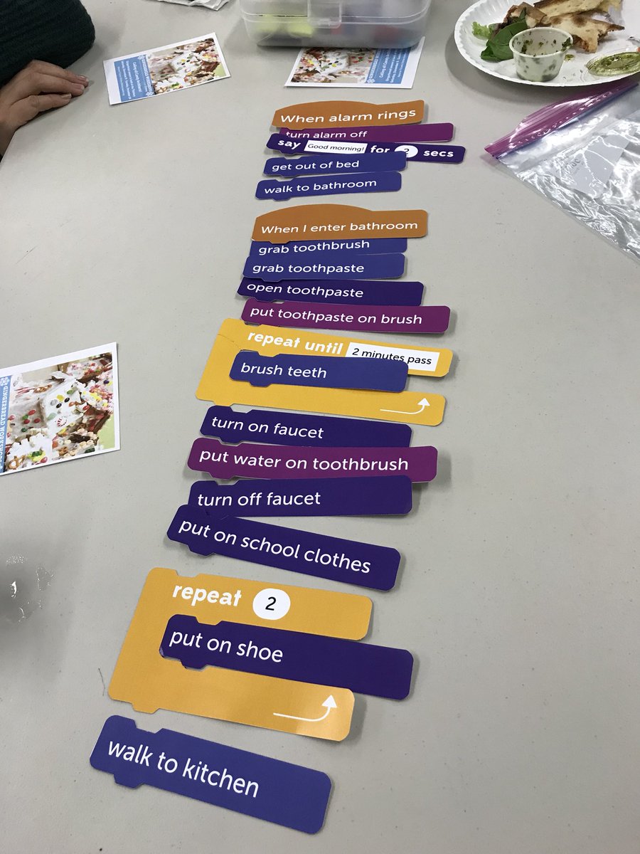 MeansLibrary's tweet photo. Easy way to introduce @scratch to Ss, who can program a sprite to perform everyday tasks. #girlswhocode #blockcoding https://t.co/dFRMOR6Izi