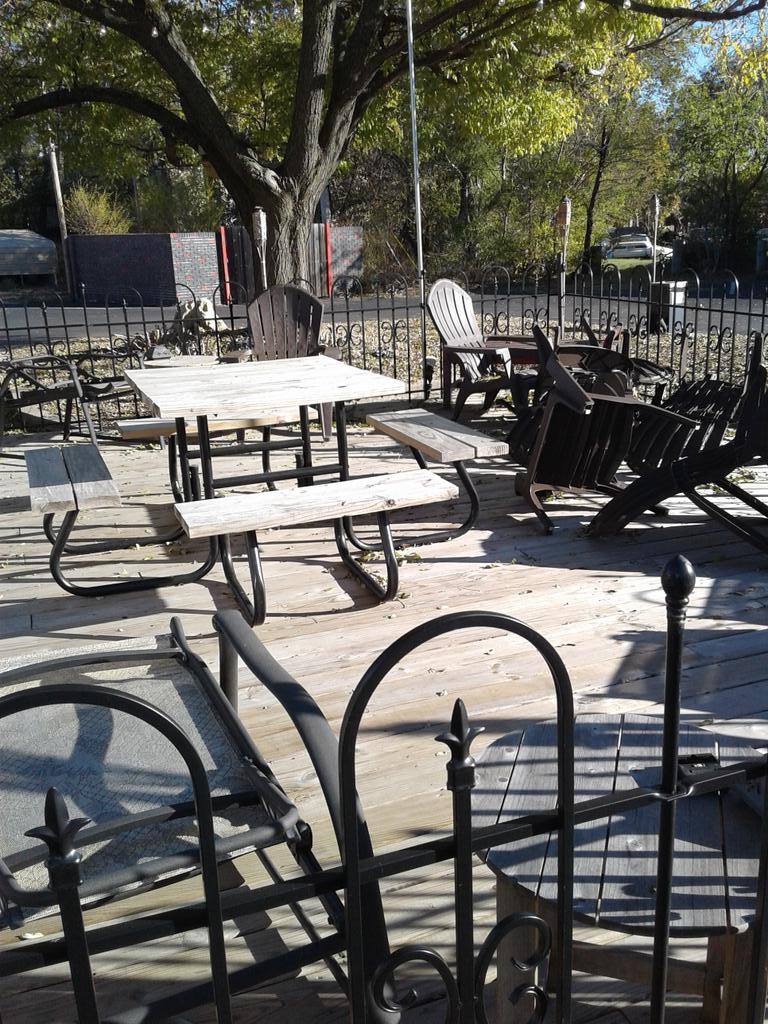 NoLimitsEmmie's tweet photo. Enjoy the weather in #Wichita while it is nice. Have a cup of #coffee out back on the deck at #TwistedJava π΅βπ€ https://t.co/Try6Nh2f4i