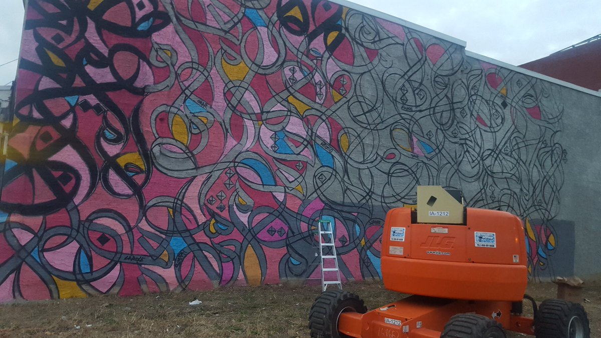 Amy Gadsden (@amygadsden) on Twitter photo Pretty amazing to watch <a href="/elseed/">eL Seed</a> put up a mural on Market and Preston. Exciting to support <a href="/albustanseeds/">Al-Bustan Seeds of Culture</a> and the <a href="/Penn/">Penn</a> Compact2020 <a href="/PennGlobal/">Penn Global</a> #globalimpact #localimpact Pretty amazing to watch <a href="/elseed/">eL Seed</a> put up a mural on Market and Preston. Exciting to support <a href="/albustanseeds/">Al-Bustan Seeds of Culture</a> and the <a href="/Penn/">Penn</a> Compact2020 <a href="/PennGlobal/">Penn Global</a> #globalimpact #localimpact