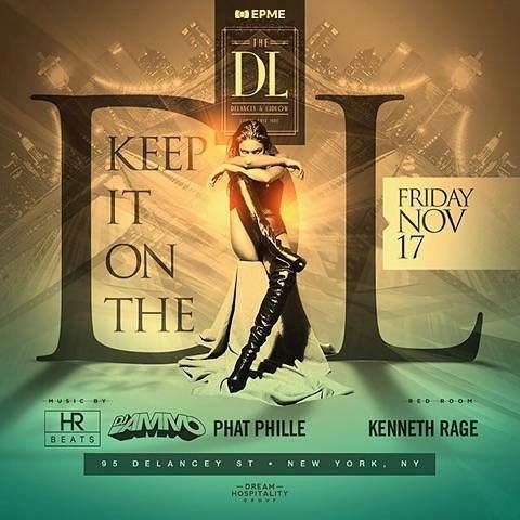 EPMEvents's tweet photo. This Friday at @theDLnyc! @DJKennethRage, Ammo, @DJHRBeats, &amp; @PhatPhille will be spinning! Say "EPMEvents" at the door!
#EPMNightlife https://t.co/sUHCKmApVX