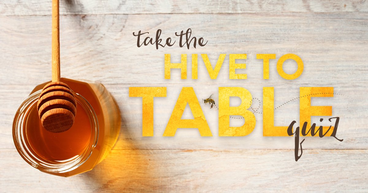 NationalHoney's tweet photo. How much do you know about 🍯 ? 

TIP: Watch the video then answer the questions. 😉 https://t.co/4BM9hZGThA #HiveToTable #sweepstakes https://t.co/WWc5zFACrG