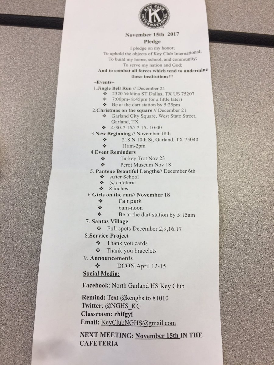 NGHS_KC's tweet photo. Hey guys here's the agenda for today's meeting if you missed it!:-) https://t.co/LK5zCPh46f