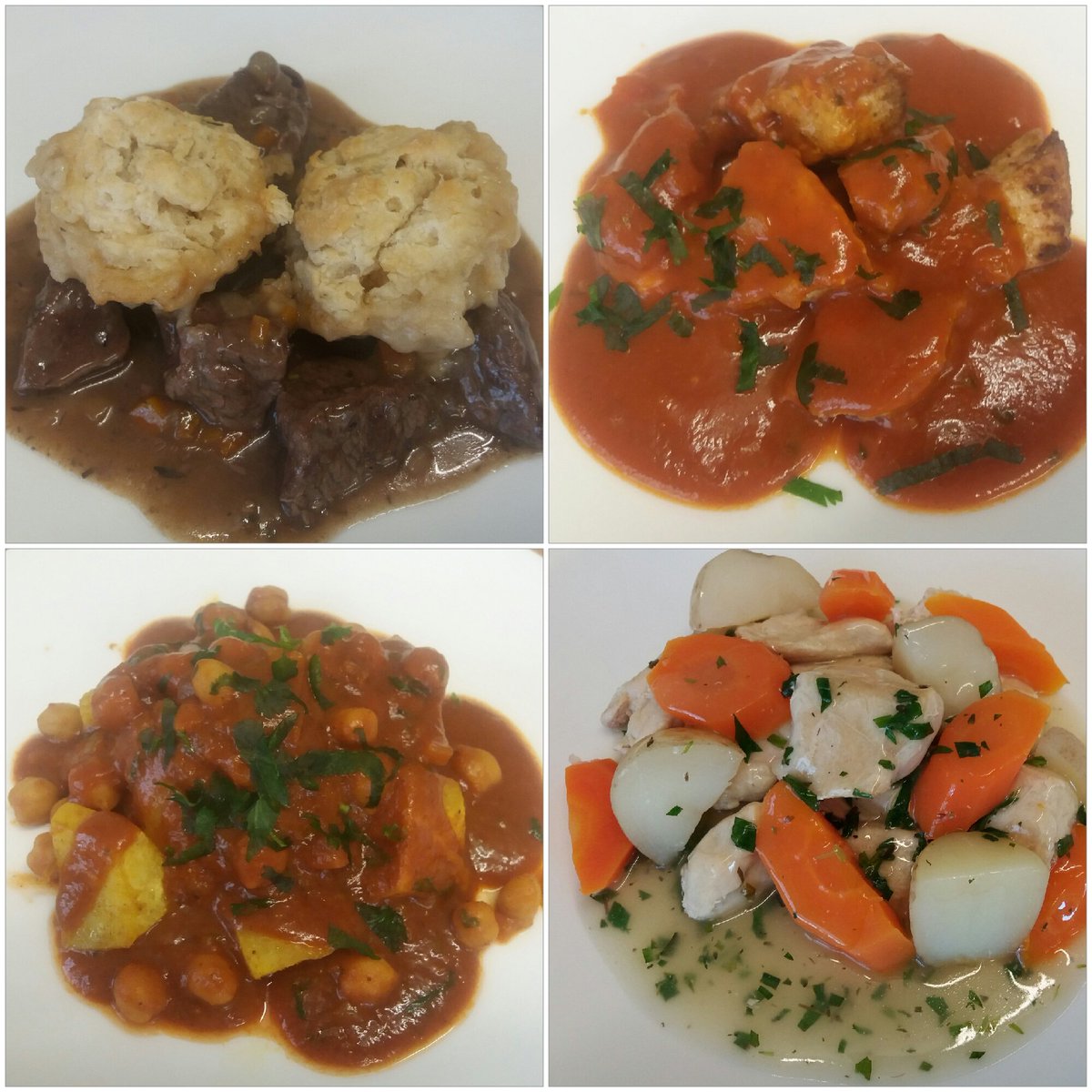 SimplyCooKit's tweet photo. New dishes, available soon, NEW MENU stew &amp; dumplings, tandoori chicken, squash &amp; chickpea curry, tarragon chicken😀 https://t.co/Hw2CciZTol