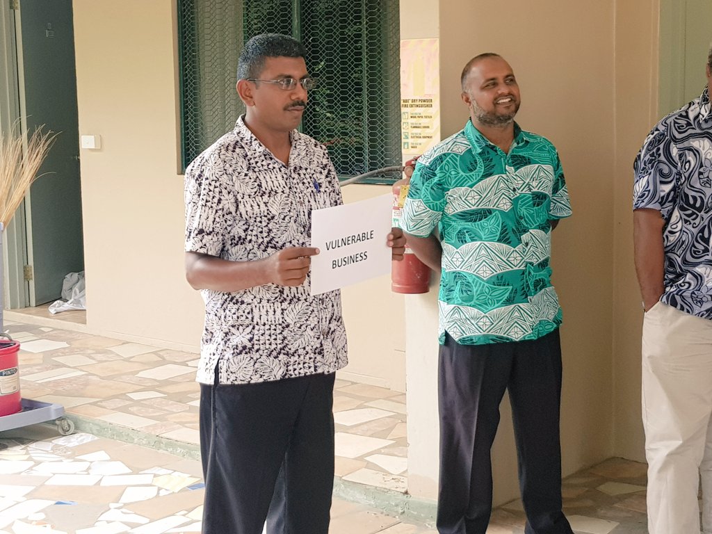 How Disaster Resilience is your Business? BCP TOT Group Exercise <a href="/FBDRC/">FCEF FBDRC</a> <a href="/unisdr/">unisdr</a> @unisdr_pacific <a href="/PRRP_RiskGov/">PRRP</a> <a href="/PIPSOpacific/">PIPSO</a>