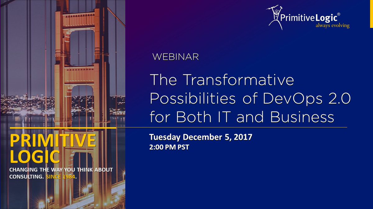 PrimitiveLogic's tweet image. #DevOps2.0 aka #BizDevOps that brings tremendous benefit to #IT and Business - learn more. bit.ly/2yBpERC
